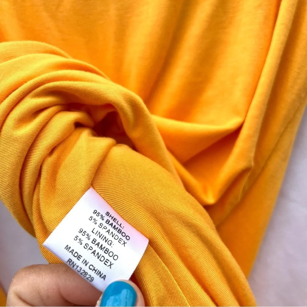 CAMILA COELHO | LENA MINI DRESS IN TANGERINE ORANGE MEDIUM - Picture 12 of 13